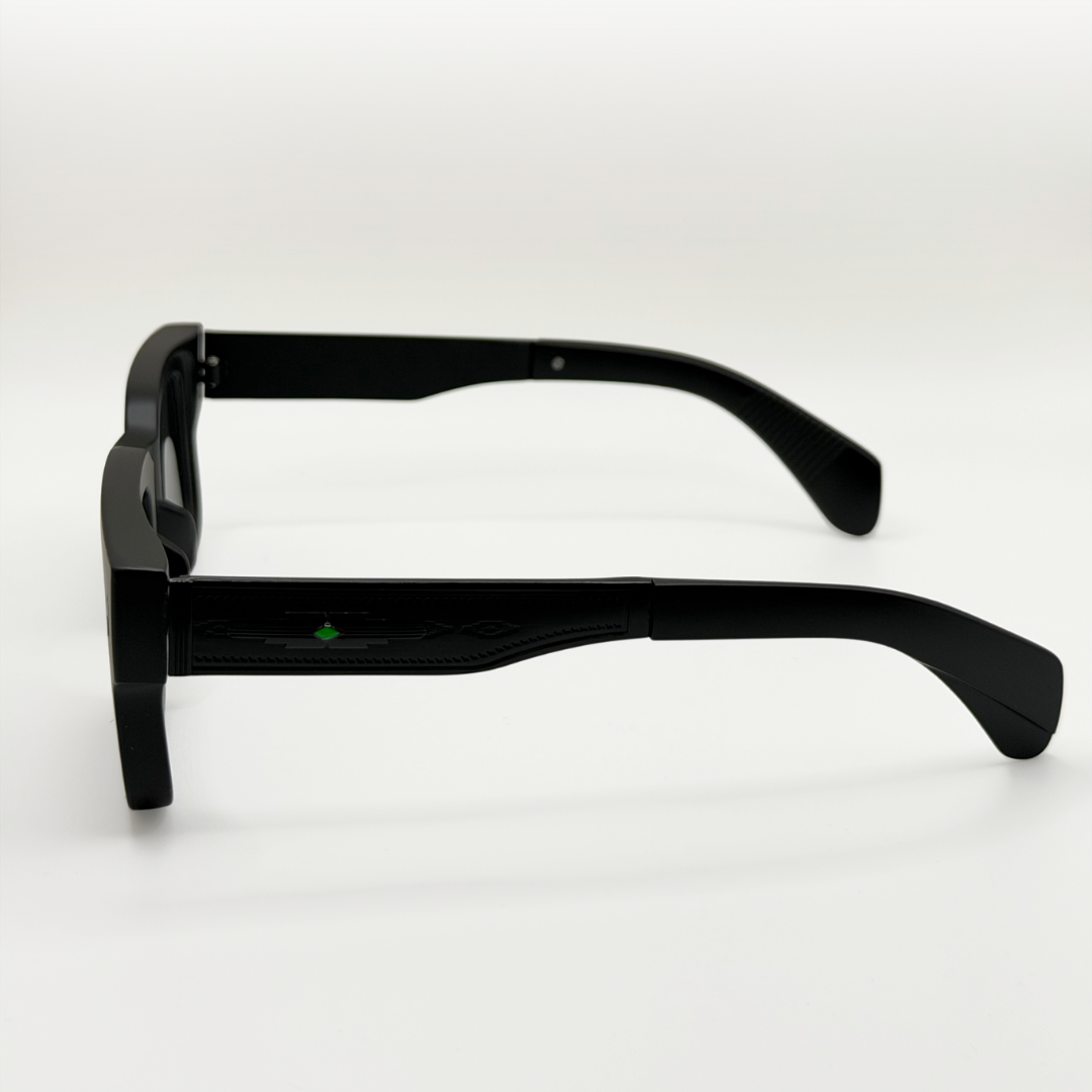 Vintage Polarized Square Sunglasses Amber Gold Frame adjustable tint sunglasses - View 28