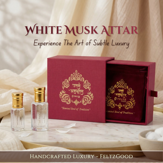 White Musk Attar Perfume Oil Vegan Alcohol Free Fragrance In Gift Box - Alcohol-Free Traditional Indian Attar Perfume Oil - View 1