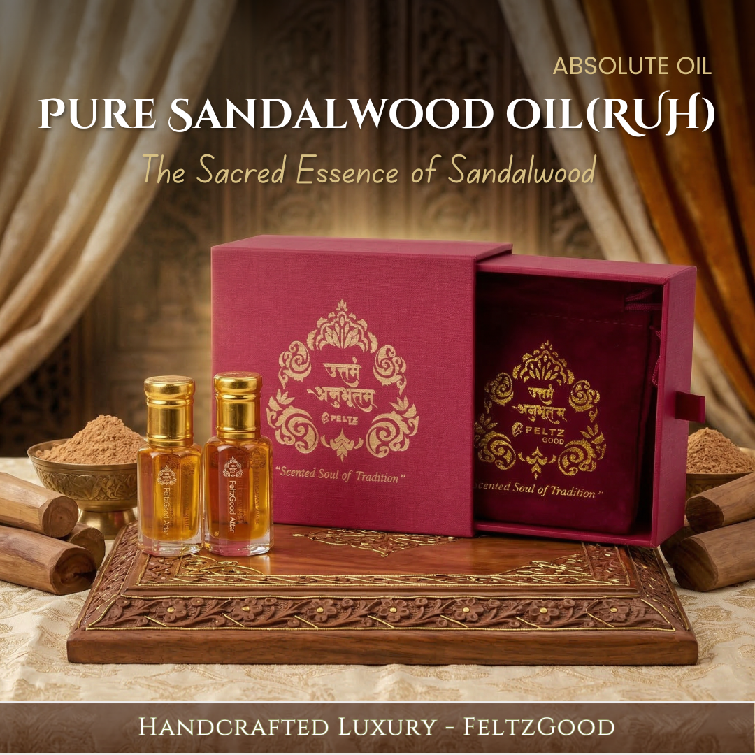 Pure Sandalwood Oil Attar Natural Perfume Oil Alcohol Free Aromatherapy Essential Oil Unisex Fragrance - Alcohol-Free Traditional Indian Attar Perfume Oil - View 1