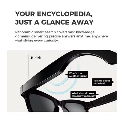 Ai Smart Camera Glasses With Hd 1080P Video Photo Voice Assistant Translation Music Smart Sunglasses For Travel Cycling Outdoor adjustable tint sunglasses - View 4
