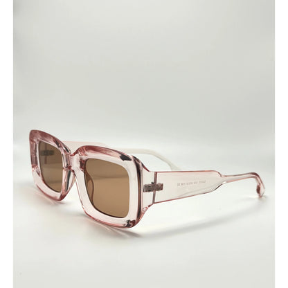Crystal Oversized Square Frame Women Sunglasses adjustable tint sunglasses - View 5