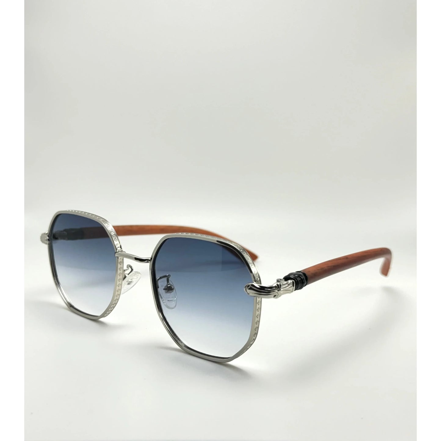 Wooden Grain Retro Design For Unisex Sunglasses