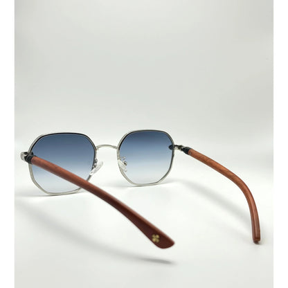 Wooden Grain Retro Design For Men S Womens Sunglasses adjustable tint sunglasses - View 2