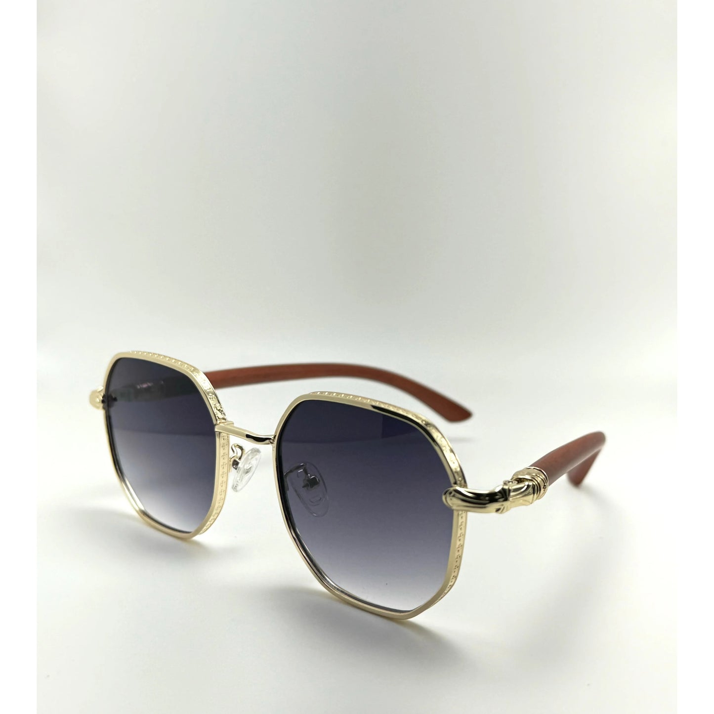 Wooden Grain Retro Design For Unisex Sunglasses