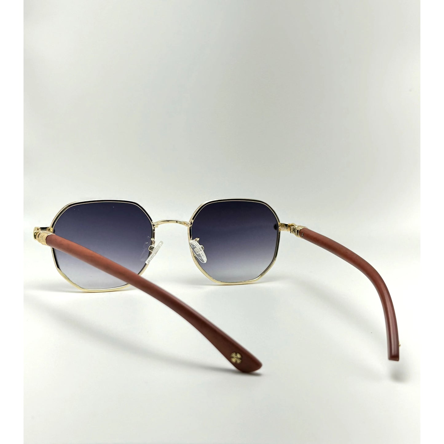 Wooden Grain Retro Design For Unisex Sunglasses