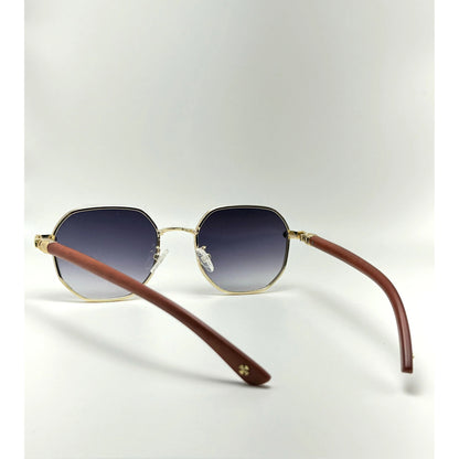 Wooden Grain Retro Design For Men S Womens Sunglasses adjustable tint sunglasses - View 4