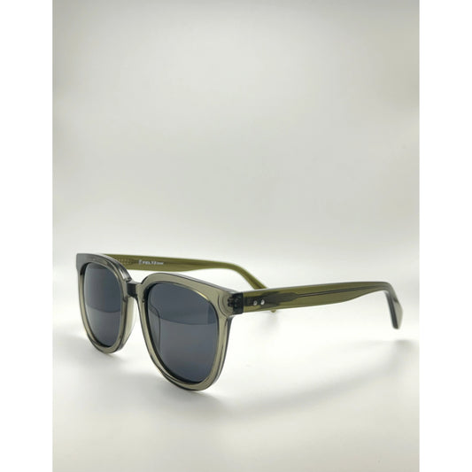 Green Algae Retro Acetate Polarized Unisex Sunglasses