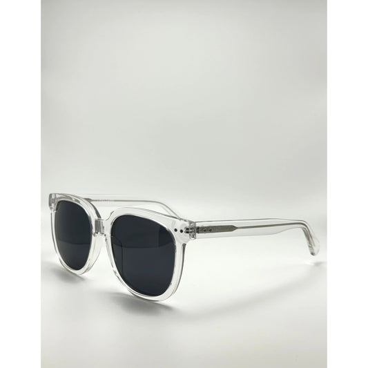 Crystal Water Retro Acetate Polarized Unisex Sunglasses