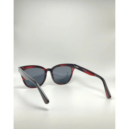 Bloody Red Retro Acetate Polarized Unisex Sunglasses adjustable tint sunglasses - View 3