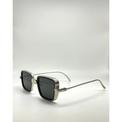 Gladiator Silver Retro Stylish Fashion Square Zinc Alloy Men S Womens Sunglasses adjustable tint sunglasses - View 1