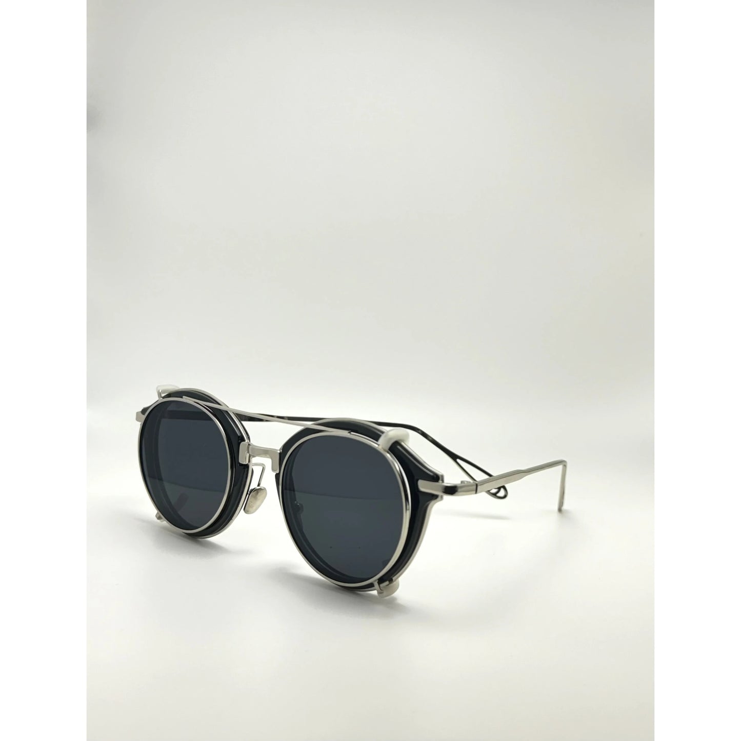 Classic Double Lens Retro Steampunk Design Unisex Sunglasses