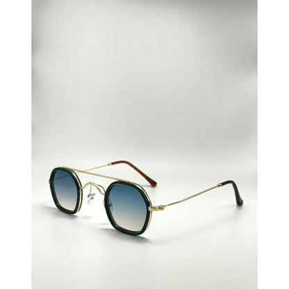 Double Beam Retro Fashion Trendy Personality Gradient Sunglasses For Men And Women adjustable tint sunglasses - View 2