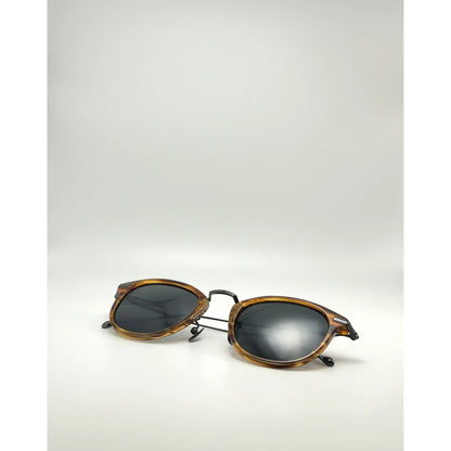 Tiger Stripe Brown Zero Gravity Titanium Polarized Unisex Sunglasses adjustable tint sunglasses - View 1