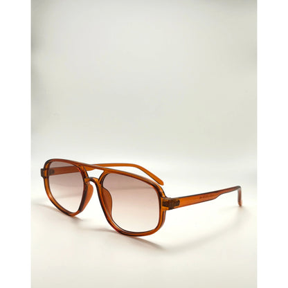 Double Bridge Aviator Retro Designer Men And Women Sunglasses adjustable tint sunglasses - View 3