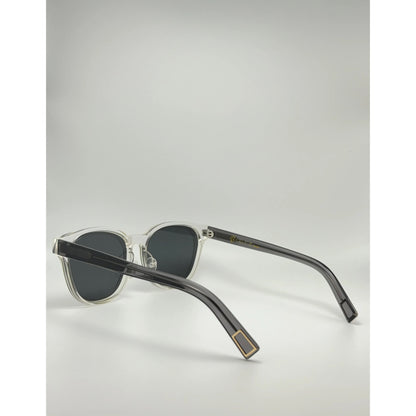 Crystal Dark Chocolate Acetate Polarized Unisex Sunglasses adjustable tint sunglasses - View 2