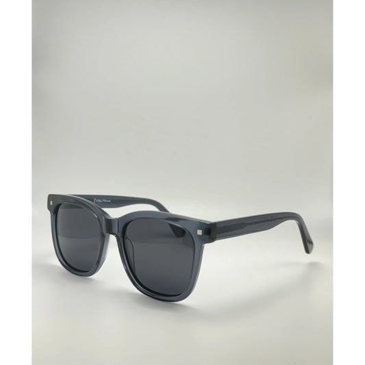 Midnight Blue Acetate Polarized Unisex Sunglasses