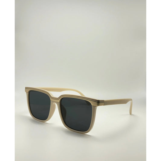 Stripe Square Modernize Retro Unisex Sunglasses