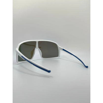 Blue Mirrored Polarized Sports Sunglasses With Uv Protection For Men And Women adjustable tint sunglasses - View 2