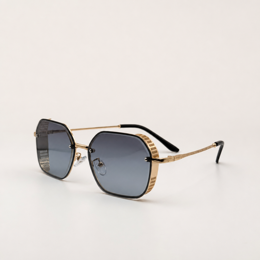 Corner Square Steampunk Unisex Sunglasses