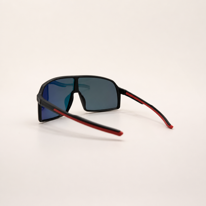 Polarized Red Mirrored Sports & Outdoors Sunglasses with UV400 Protection For Men And Women