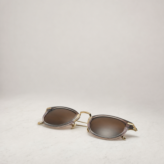 Tea Brown Zero Gravity Titanium Acetate Polarized Unisex  Sunglasses