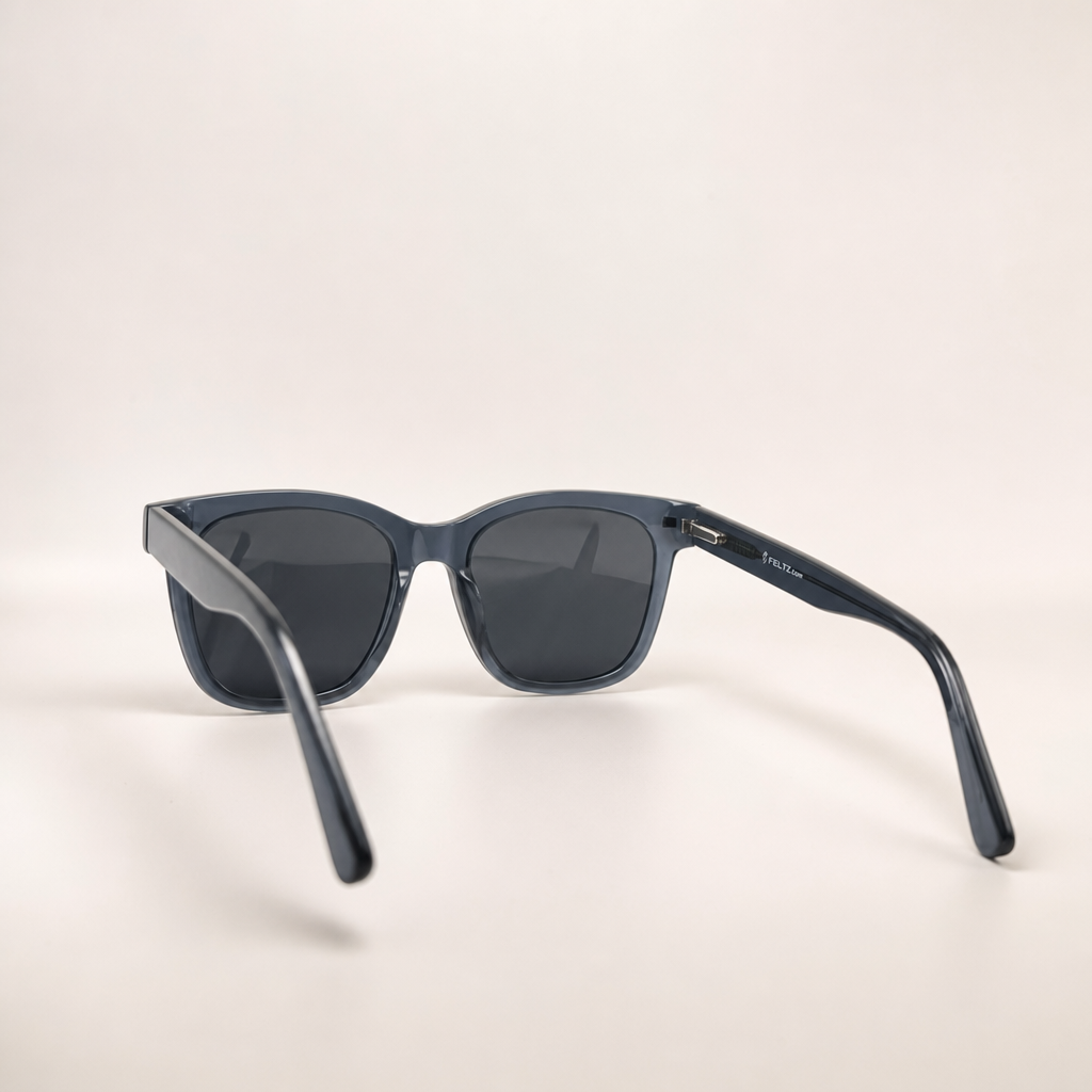 Midnight Blue Acetate Polarized Unisex Sunglasses