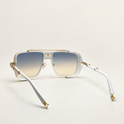 Pilot Steampunk Designer UV400 Unisex Sunglasses