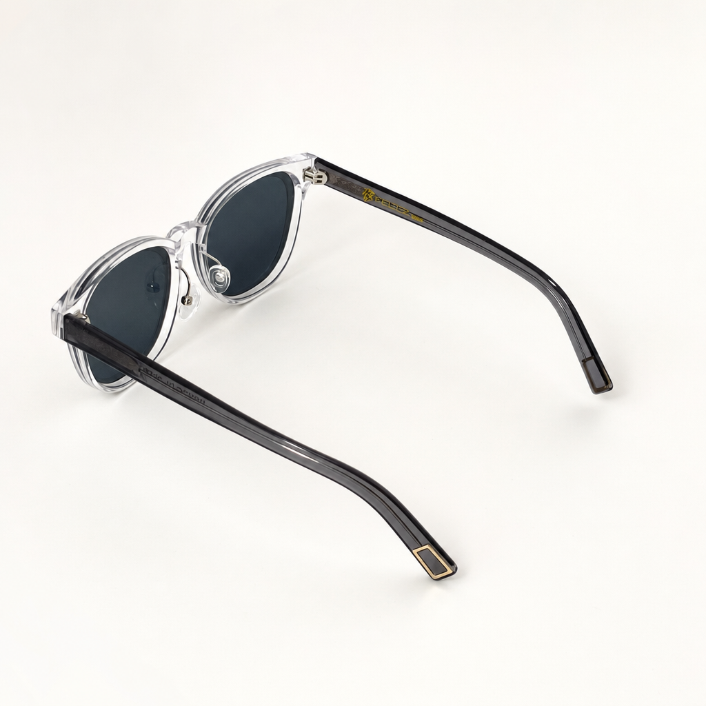 Crystal Dark Chocolate Acetate Polarized Unisex Sunglasses