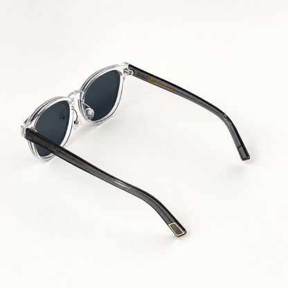 Crystal Dark Chocolate Acetate Polarized Unisex Sunglasses