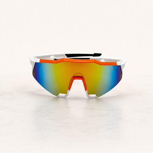 High-Performance Polarized Sports Sunglasses with UV400 Protection and Colorful Mirrored Lenses For Men And Women