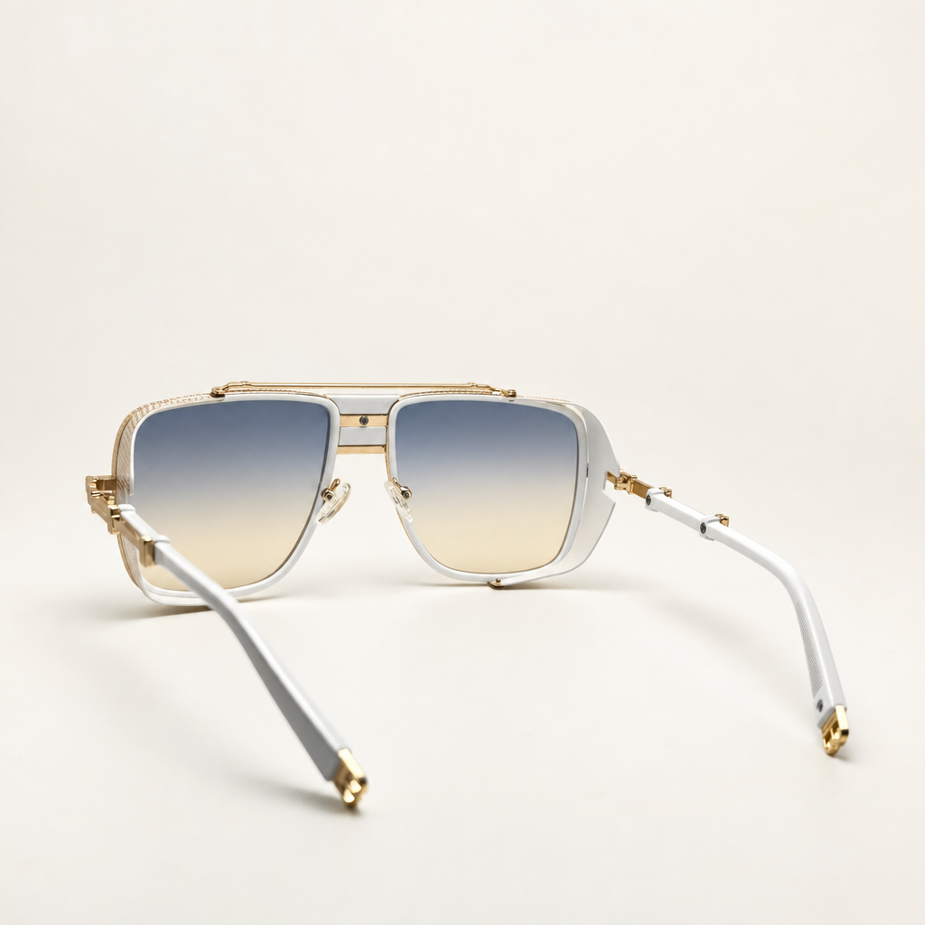 Pilot Steampunk Designer UV400 Unisex Sunglasses