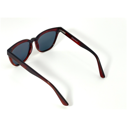 Bloody Red Retro Acetate Polarized Unisex Sunglasses adjustable tint sunglasses - View 7