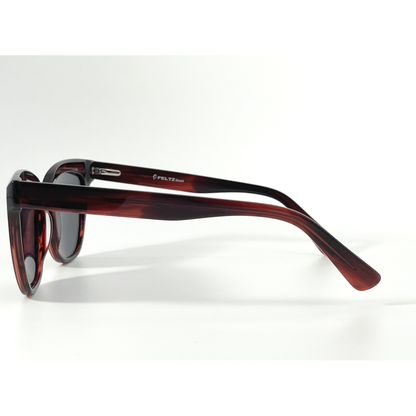 Bloody Red Retro Acetate Polarized Unisex Sunglasses adjustable tint sunglasses - View 6