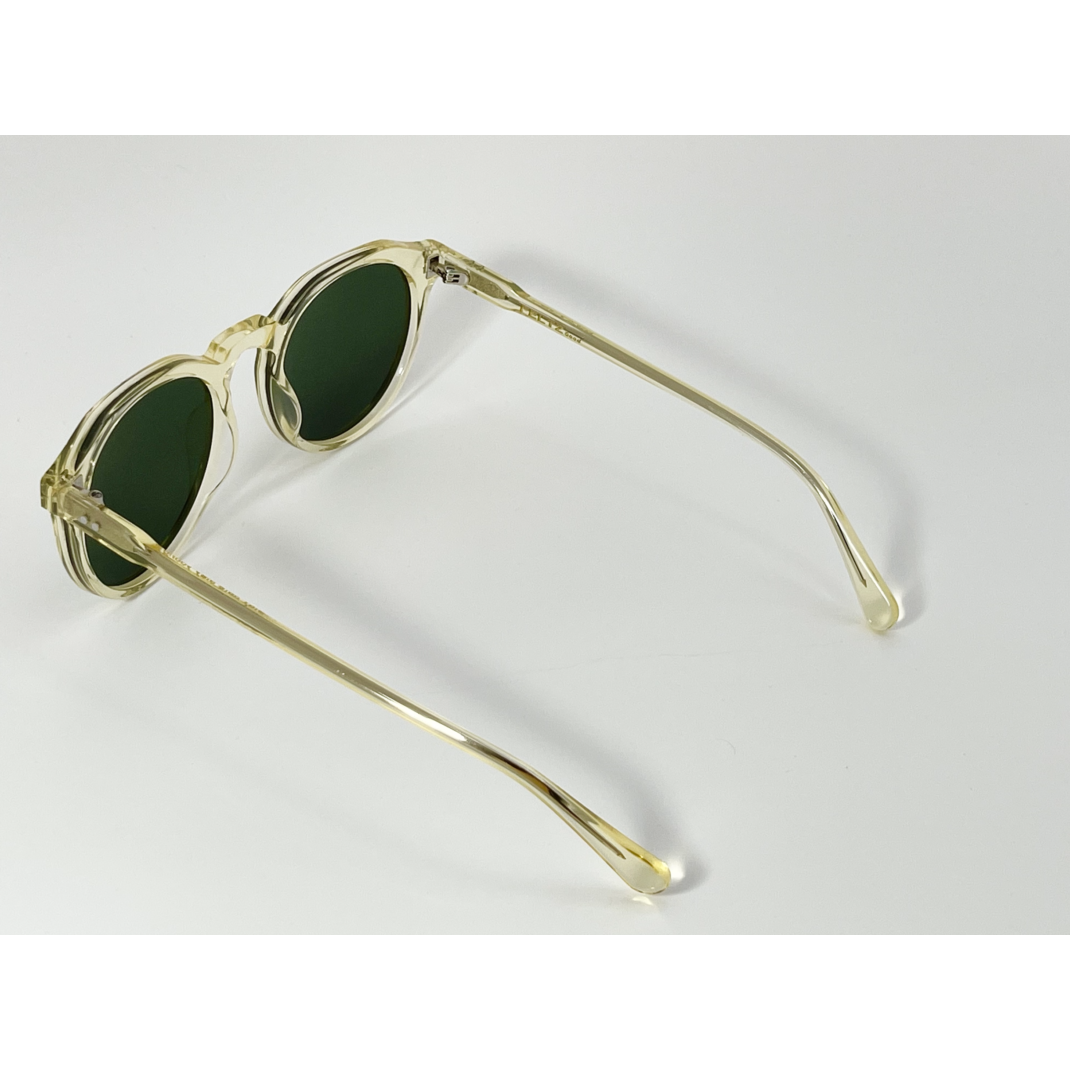 Crystal Dawn Green Acetate Polarized Unisex Sunglasses