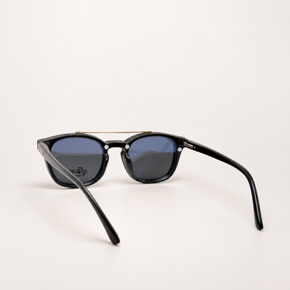 Italian Double Lens Retro Square Polarized Plus Anti-Blue Light Glasses