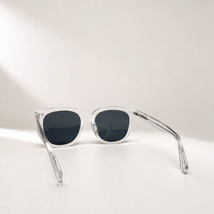 Crystal Water Retro Acetate Polarized Unisex Sunglasses