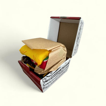 Burger Socks | Gift For Men and Women - 3 pairs | Universal Size (US Mens & Womens)