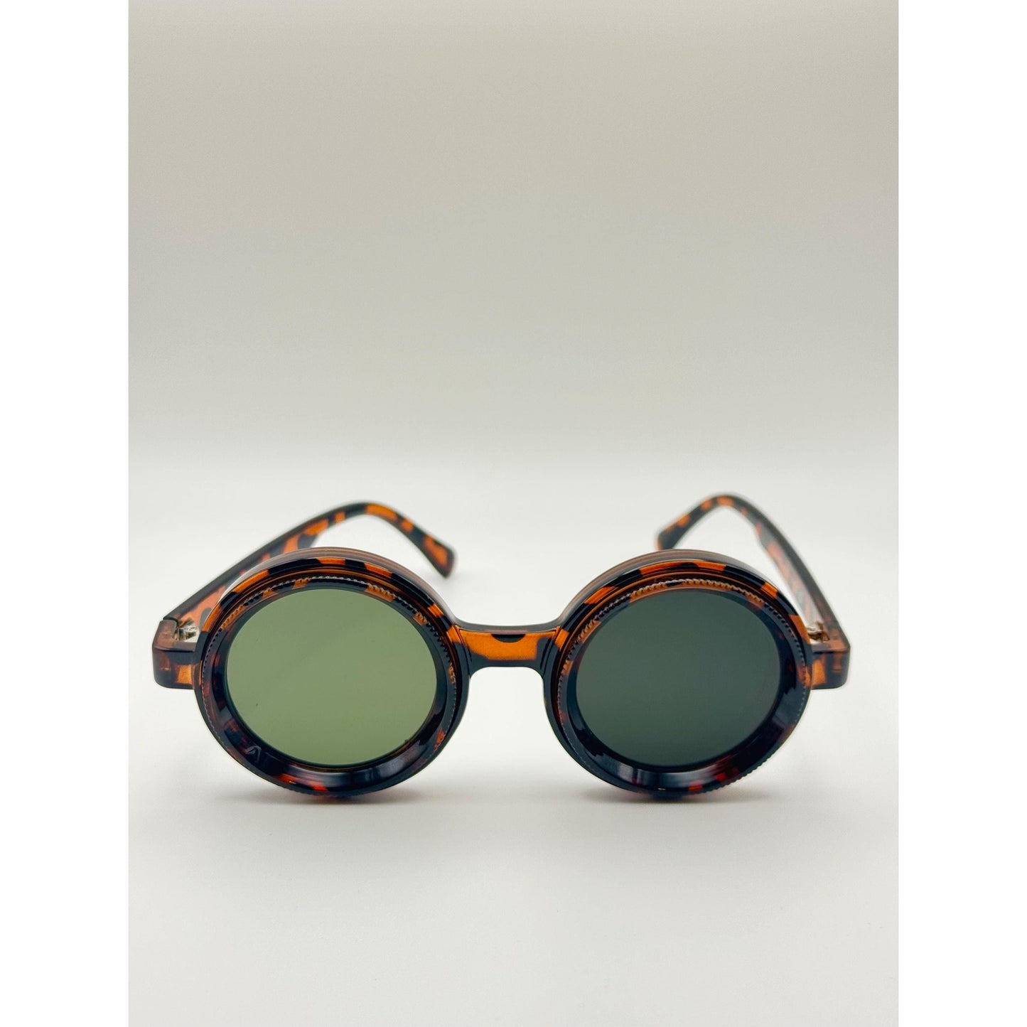 Adjustable Tint Steampunk Goggles: Lightweight UV400 Round Sunglasses for Festivals & Cosplay