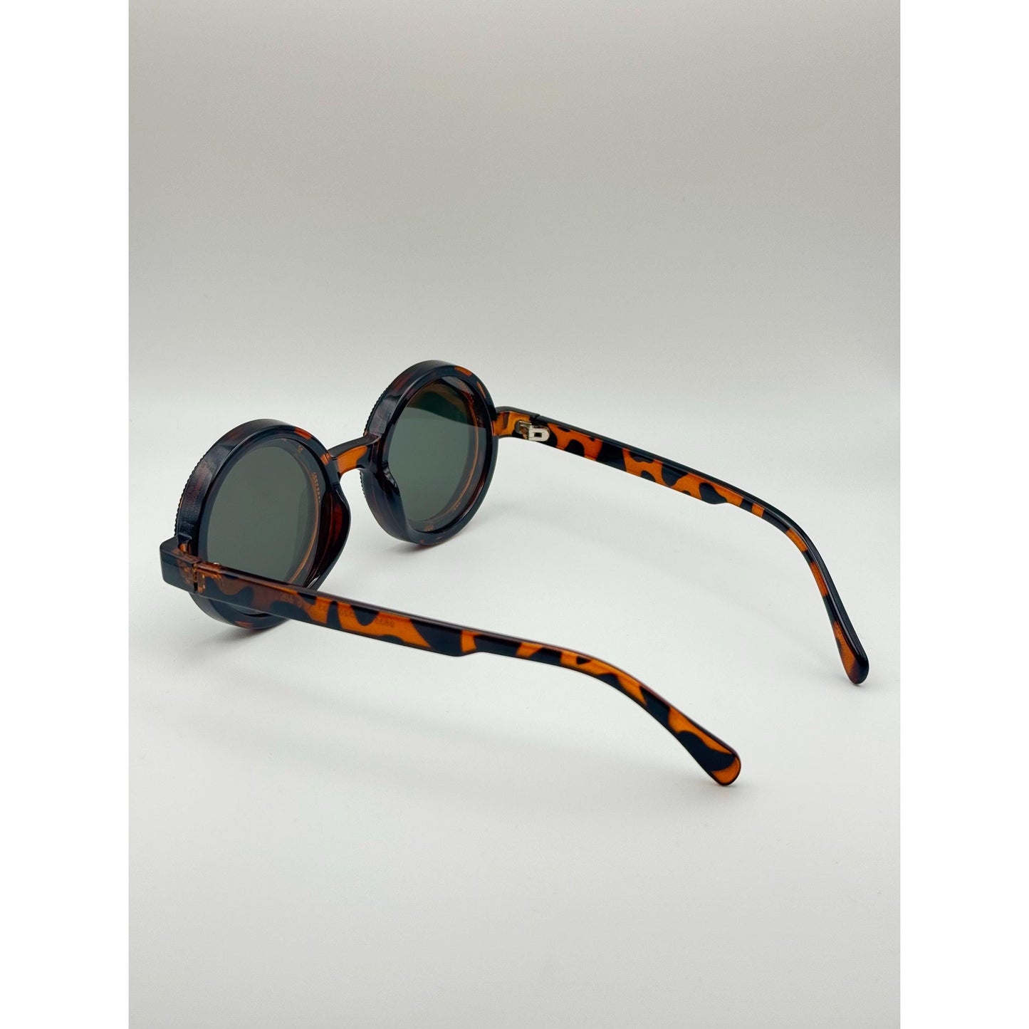 Adjustable Tint Steampunk Goggles: Lightweight UV400 Round Sunglasses for Festivals & Cosplay
