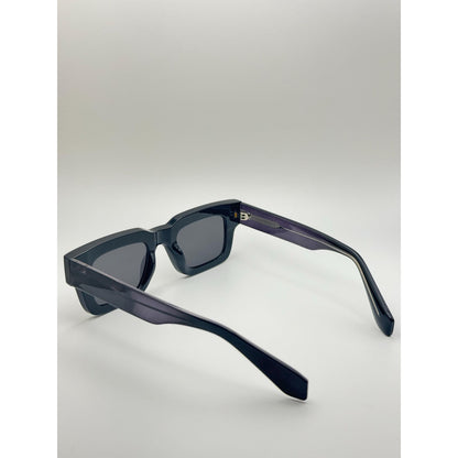 Polarized Square Sunglasses Uv400 Retro Unisex Tortoise Black adjustable tint sunglasses - View 8