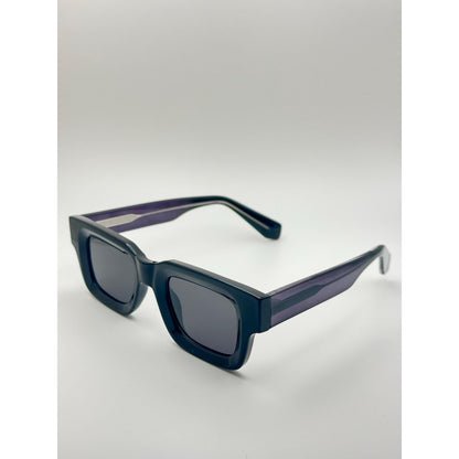 Polarized Square Sunglasses Uv400 Retro Unisex Tortoise Black adjustable tint sunglasses - View 5