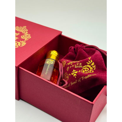 Pure Kesar Attar Perfume Oil Vegan Saffron Fragrance In Gift Box - Alcohol-Free Traditional Indian Attar Perfume Oil - View 4