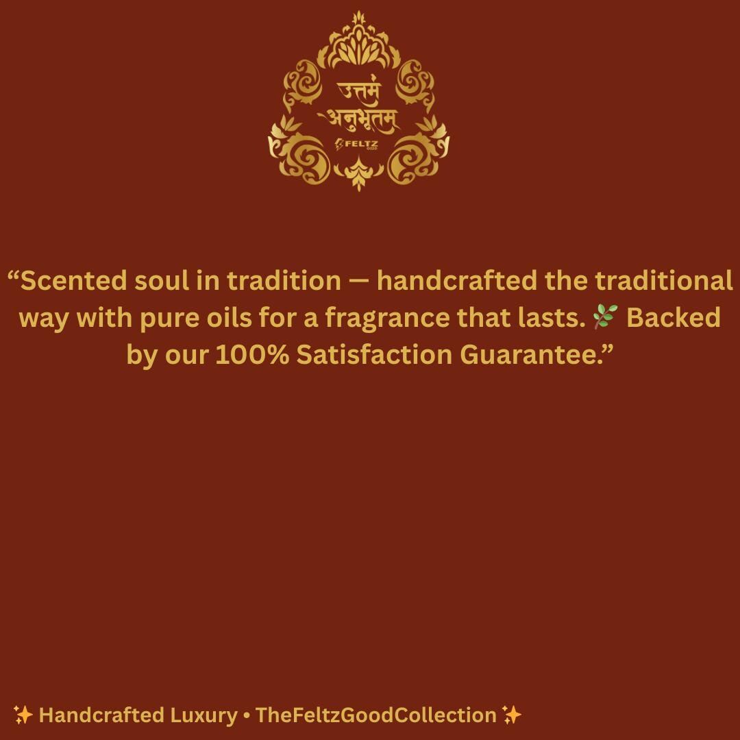 Sandalwood Shamama Attar Perfume Oil: Vegan Alcohol-Free Handmade Fragrance Gift Set