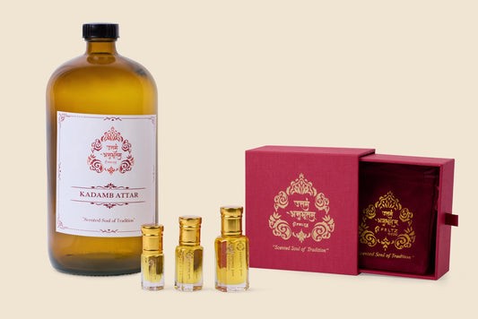 Kadamb Attar Perfume Oil: Rare Indian Floral, Vegan, Luxury Gift Box