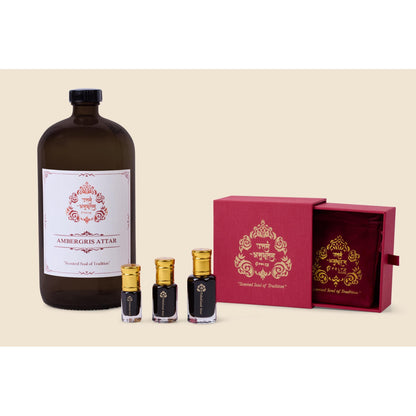 Ambergris Attar Perfume Oil Vegan Alcohol Free Luxury Fragrance - Alcohol-Free Traditional Indian Attar Perfume Oil - View 3