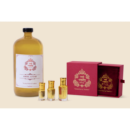 Aseel Attar Perfume Oil Arabian Inspired Alcohol Free Vegan Fragrance - Alcohol-Free Traditional Indian Attar Perfume Oil - View 3