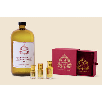 Raat Rani Attar Oil Night Jasmine Vegan Perfume Alcohol Free - Alcohol-Free Traditional Indian Attar Perfume Oil - View 3