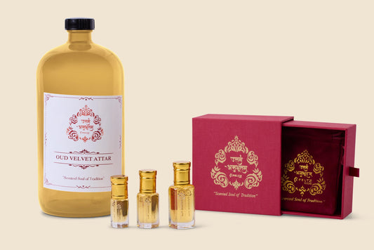 Oud Velvet Attar Perfume Oil – Handmade Kannauj Fragrance | Natural Long-Lasting Unisex Essential Oil
