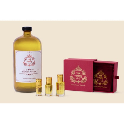 Natural Genda Attar Perfume Oil Traditional Indian Marigold Fragrance - Alcohol-Free Traditional Indian Attar Perfume Oil - View 3