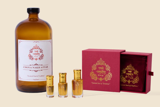 Choya Nakh Attar Perfume Oil: Smoky Seashell, Vegan Alcohol-Free